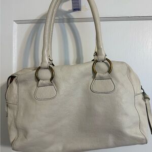 Boden Off-white Leather Handbag